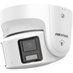 8 MP fix ColorVu AcuSense IP turret kamera; láthatófény; fény- és hangriasztás