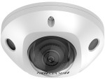 4 MP WDR fix EXIR IP mini dómkamera; mikrofon; hang I/O; riasztás I/O