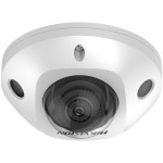 6 MP AcuSense WDR fix EXIR IP mini dómkamera; mikrofon; hang I/O; riasztás I/O