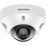 8 MP AcuSense WDR fix EXIR IP mini dómkamera; mikrofon; hang I/O; riasztás I/O