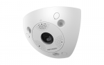 3 MP vandal-proof WDR IR Smart IP corner panoramic camera; audio in- and output