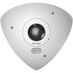 6 MP vandálbiztos WDR IR IP fisheye kamera; hang I/O; riasztás I/O; mikrofon