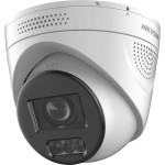 5 MP THD motorized zoom turret camera; IR/optical; two-way audio; audio and optical alarm