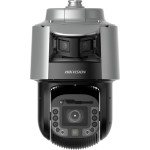 TandemVu IP panoramic+PTZ camera; 4 MP; 25x zoom; audio I/O; alarm I/O; with wiper