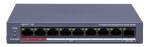 9 portos PoE switch (80 W); 8 PoE + 1 uplink port; nem menedzselhető