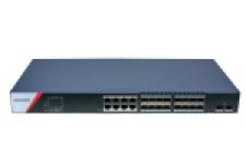 26 portos smart menedzslehető switch; 8 1000M RJ45; 16 1000M SFP; 2 10G SFP+ uplink port