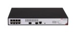 10 portos gigabit PoE switch (125 W); 8 PoE + 2 SFP uplink port; teljesen menedzselhető