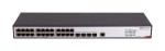 28 portos switch; L2; 24 1000M RJ45 + 4 10G SFP+ uplink port; menedzselhető