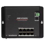 10 portos ipari Gbit PoE switch (240 W); 8 Gigabit PoE port / 2 SFP uplink