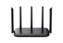 WIFI 6 router; 5 antennas; max 1201 Mb/s; 1 WAN and 3 Gigabit LAN inputs