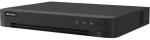 4 csatornás THD DVR; 8MP @8fps, 5MP@12fps, 1080p@25fps; +4× 8MP IP; koax audio