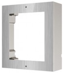 Condominium IP video intercom mounting frame for surface; 1-modul version; stainless steel