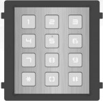 Társasházi IP video-kaputelefon kültéri billentyűzet/tasztatúra modulegység; rozsdamentes acél