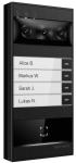IP video-kaputelefon kültéri egység; WiFi; arcfelismerés; Mifare, DesFire; Bluetooth; QR kód olv