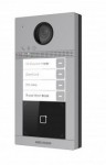 4-apartment IP video intercom outdoor station; card reader and IR supplement light; WiFi; 12 VDC/PoE