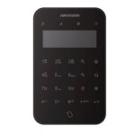 Vezeték nélküli LCD+LED kezelő AXPro központokhoz; 868 MHz; fehér; 4x CR123A elem; fekete