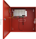 Szünetmentesíthető tápegység tűz- és füstjelző rendszerekhez; 27,6V / 5A / 2x28Ah; IP30