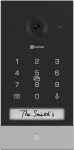 Egylakásos kétvezetékes IP video-kaputelefon szett; 3 MP kamera; 7" beltéri egység; wifi