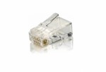 UTP RJ45 connector; cat6; flame-proof; 100 pcs/package