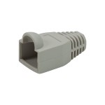 Törésgátló RJ45 csatlakozóhoz; 100 db/csomag; szürke