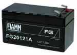 FIAMM battery 12V 1.2Ah; slim design; reverse pole assignment