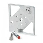 Mounting plate for seismic detector
