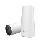 3 MP fix IR IP csőkamera; wifi; SD; akkumulátor; IP65; bázisállomással