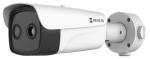 IP hő- (384x288) 17° × 12.8° és láthatófény (4 MP) kamera; ±8°C; -20°C-150°C; NEMA 4X