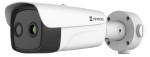 IP hő- (384x288) 10.5° × 7.9° és láthatófény (4 MP) kamera; ±8°C; -20°C-150°C; NEMA 4X