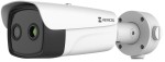 IP hő- (384x288) 7.5° × 5.6° és láthatófény (4 MP) kamera; ±8°C; -20°C-150°C; NEMA 4X