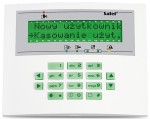 LCD keypad for INTEGRA control panels; with green backlighting of keypad and display