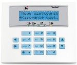 LCD kezelő INTEGRA központokhoz; kék háttérfény és kijelző