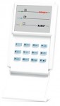 Code lock for INTEGRA control panels; with flap cover; blue backlighting of keypad