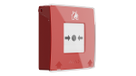 Manual Call Point vezeték nélküli kézi jelzésadó Ajax rendszerekhez; piros