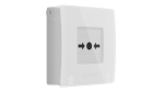 Manual Call Point vezeték nélküli kézi jelzésadó Ajax rendszerekhez; fehér