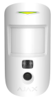 MotionCam PIR motion detector with PhOD built-in camera; HDR; image on demand; white