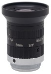 Lens; 8 mm fix focal length; 5 MP; F2.4-F16; 2/3"; C-mount