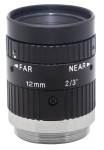 Lens; 12 mm fix focal length; 5 MP; F2.4-F16; 2/3"; C-mount