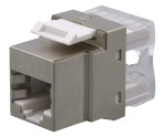 Keystone STP connector; cat6; 180°; dual IDC (Krone/110)