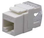 Keystone UTP connector; cat6; 180°; dual IDC (Krone/110)