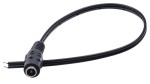 DC power connector with 25cm cable; female; 5.5/2.1mm