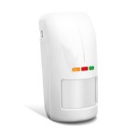 Outdoor PIR+MW motion detector; white covering; IP54; without bracket