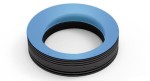 OPT RIP series ring light; shadowless; 170x34.5mm; blue; 24V/19.2W