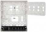 Plastic box for control panels, expansion modules and GSM modules; dimensions: 324x382x108 mm