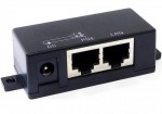 Passzív Power over Ethernet; DC, PoE és LAN aljzat