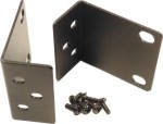 1U rack mounting bracket set with 2x2" spacing; for 380 mm wide recorders