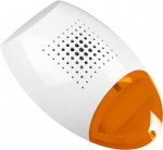 Outdoor optical and acoustic siren; ultra bright LED-s
