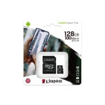 128GB micro SD card; microSDXC; UHS-I Speed Class; U1; V10; with adapter