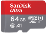 SanDisk Ultra 64 GB SD card; SDXC; Class 10 UHS-I