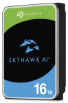 SkyHawk AI; 16 TB biztonságtechnikai merevlemez; 512 MB cache; 24/7 alkalmazásra